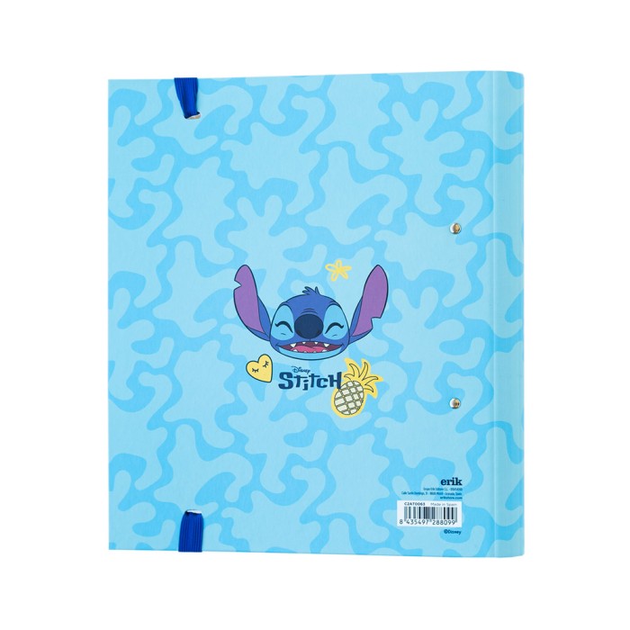 Premium Κλασέρ 2 κρίκων με Λάστιχο DISNEY Lilo & Stitch Tropical