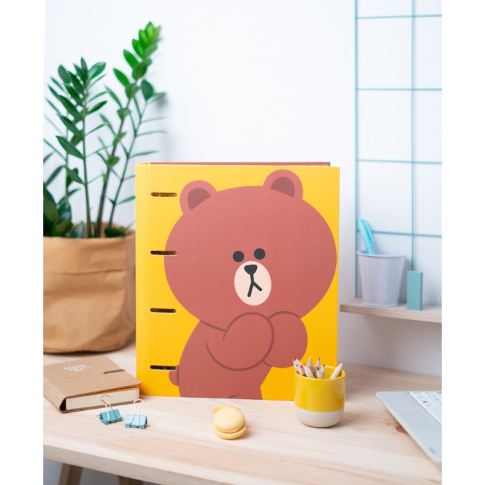 Premium Κλασέρ με Λάστιχο 4 κρίκων LINE FRIENDS