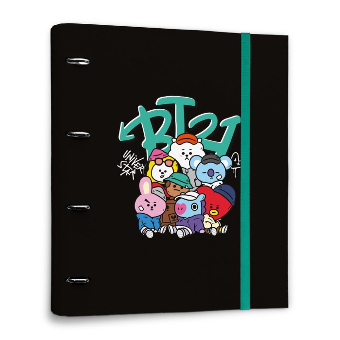 Premium Κλασέρ με Λάστιχο 4 κρίκων BT21 Street Mood