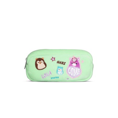 Τσαντάκι Μέικαπ - Κασετίνα SQUISHMALLOWS Mixed Light Green