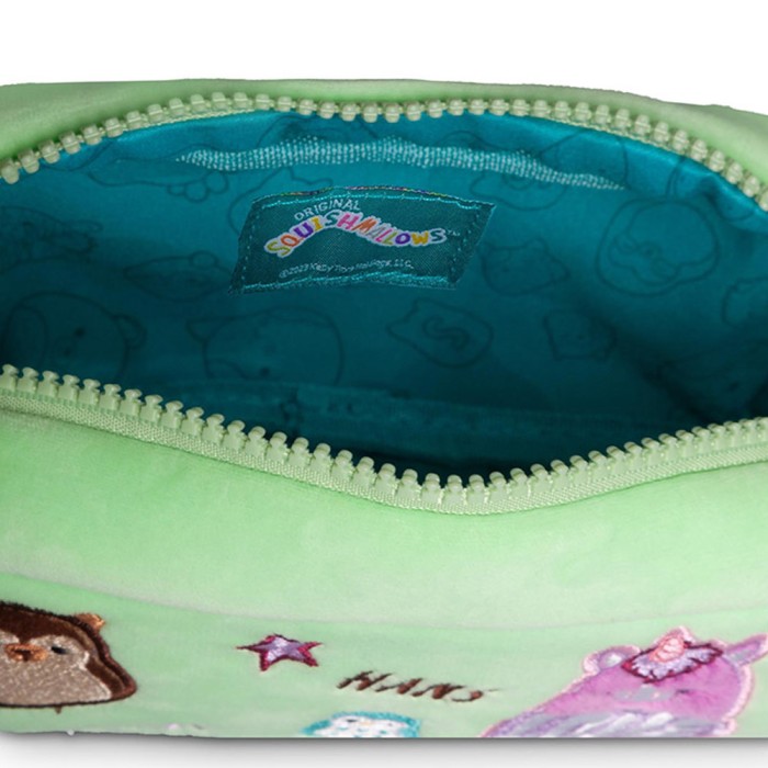 Τσαντάκι Μέικαπ - Κασετίνα SQUISHMALLOWS Mixed Light Green