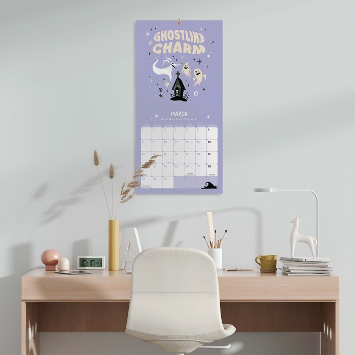 Ημερολόγιο Τοίχου 16 Μηνών 2027 30X30εκ DISNEY THE NIGHTMARE BEFORE CHRISTMAS