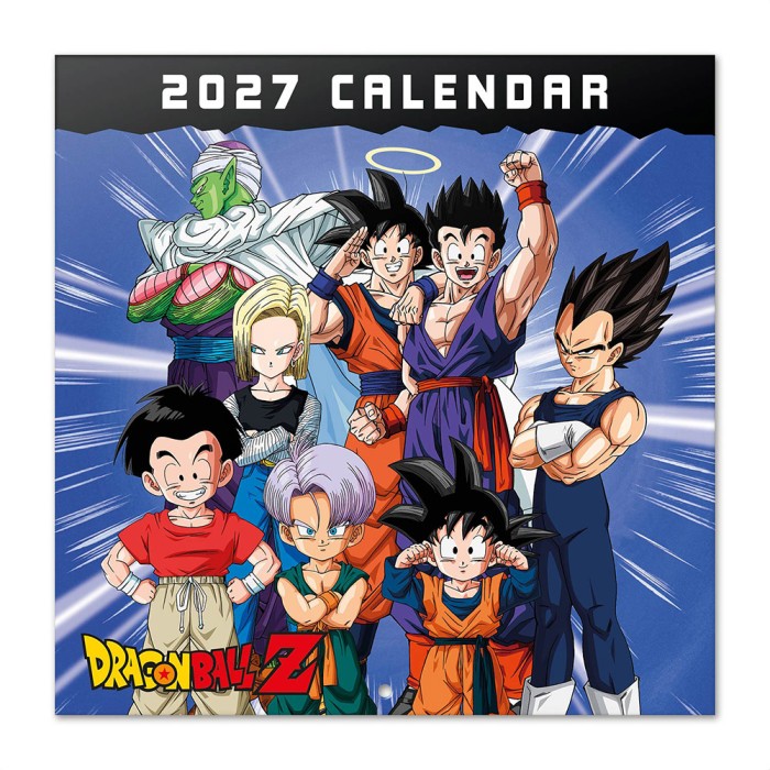 Ημερολόγιο Τοίχου 16 Μηνών 2027 30X30εκ DRAGON BALL