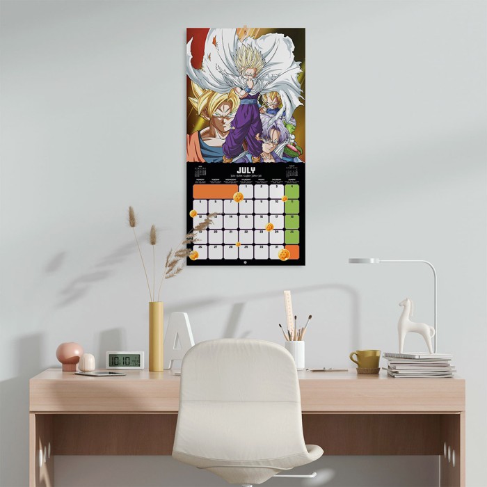 Ημερολόγιο Τοίχου 16 Μηνών 2027 30X30εκ DRAGON BALL