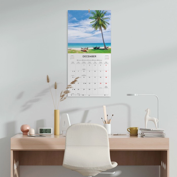 Ημερολόγιο Τοίχου 16 Μηνών 2027 30X30εκ TROPICAL PARADISE