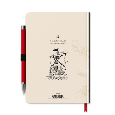 Premium Τετράδιο Α5 και Στυλό με Φωτάκι NETFLIX ONE PIECE
