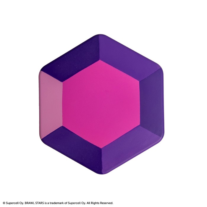 Squishy BRAWL STARS Purple Gem 11x12.4x2.5 cm