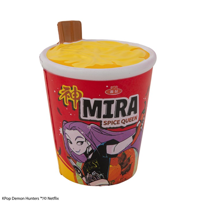 Squishy K-POP DEMON HUNTERS Noodle Cup Mira Spice Queen