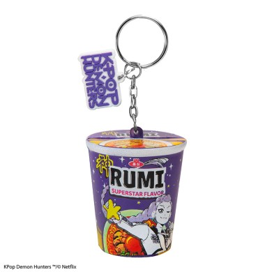 Squishy Μπρελόκ K-POP DEMON HUNTERS Noodle Cup Rumi Superstar Flavor