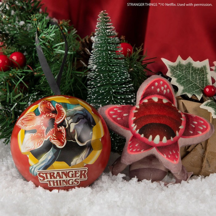Μπρελόκ Λούτρινο σε Μπάλλα Κρεμαστή STRANGER THINGS Demogorgon
