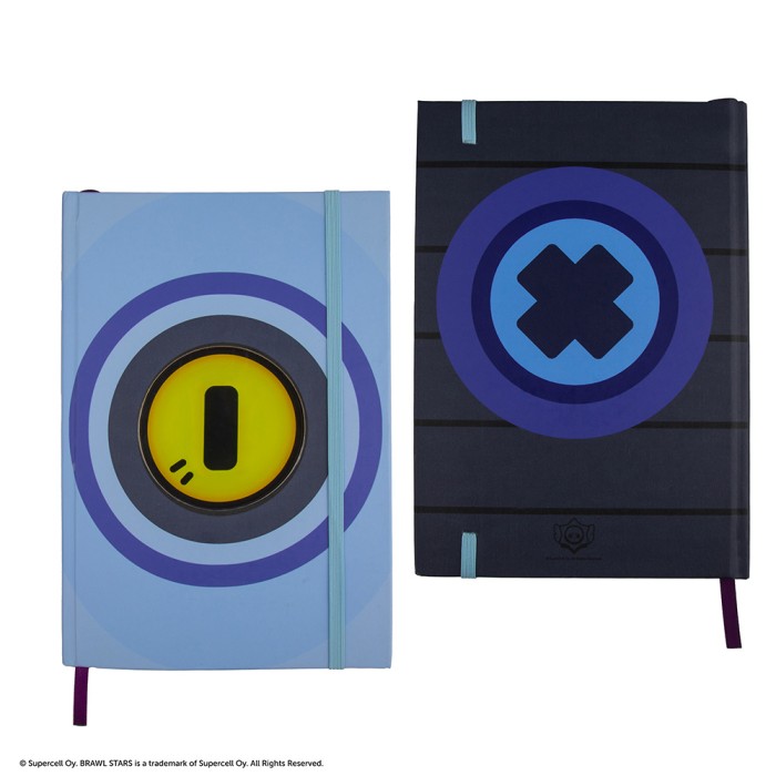 Premium Τετράδιο Α5 με Σκληρό PU Εξώφυλλο BRAWL STARS Rico