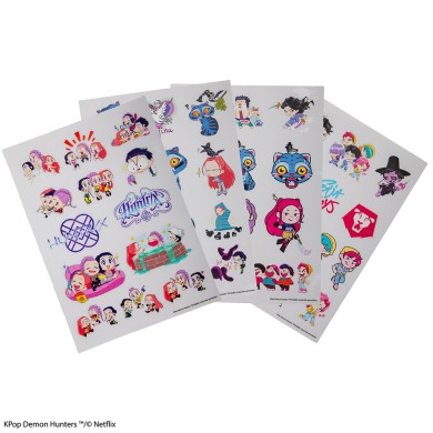 Σετ 2 τεμαχίων Stickers K-POP DEMON HUNTERS