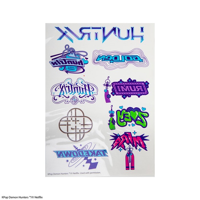 Σετ Tattoo K-POP DEMON HUNTERS