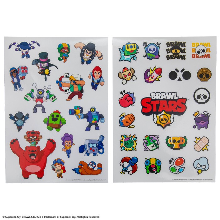 Σετ 2 τεμαχίων Αυτοκόλλητα BRAWL STARS