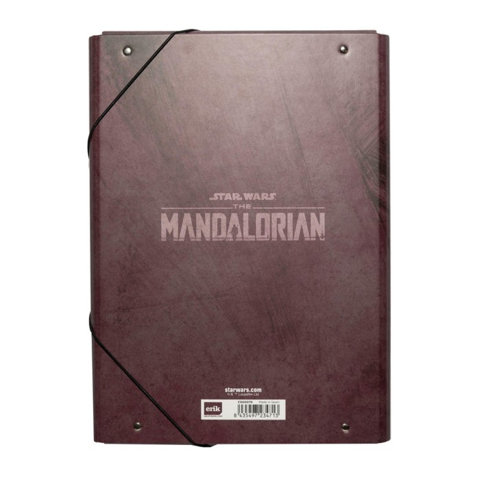 Κουτί σκληρό, 3cm ράχη, με Λάστιχο A4 STAR WARS THE MANDALORIAN