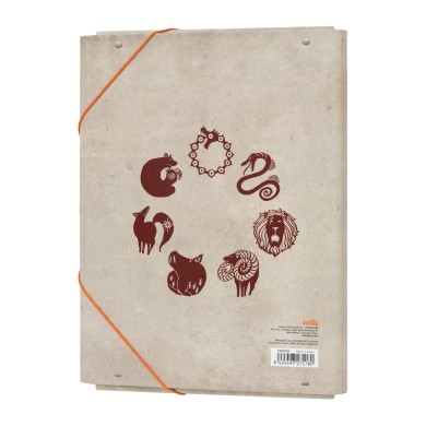 Κουτί σκληρό, 3cm ράχη, με Λάστιχο A4 THE SEVEN DEADLY SINS (Anime Collection)