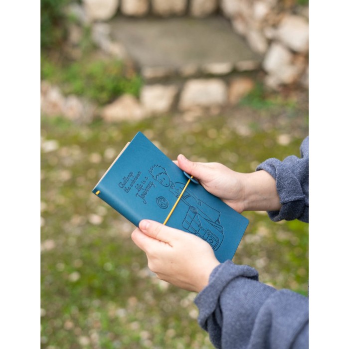 Ταξιδιωτικό Τετράδιο με Μαλακό Εξώφυλλο από Δερματίνη 12X20 THE LITTLE PRINCE