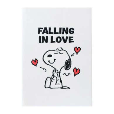 Τετράδιο με Υφή Βελούδου A5/15X21 με 96 φύλλα SNOOPY Love Season