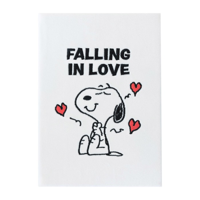 Τετράδιο με Υφή Βελούδου A5/15X21 με 96 φύλλα SNOOPY Love Season