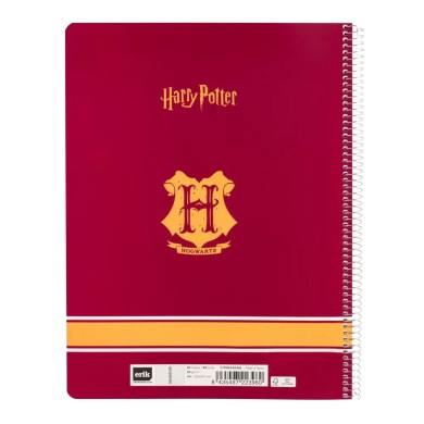 Τετράδιο A4 PP Περφορέ 90 Φύλλα, HARRY POTTER Gryffindor
