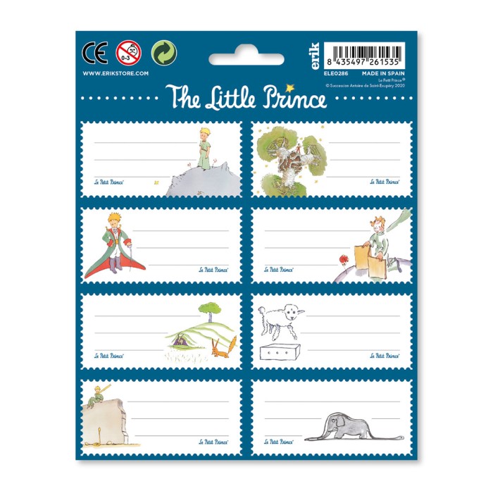 Αυτοκόλλητες Ετικέτες 8x2 THE LITTLE PRINCE