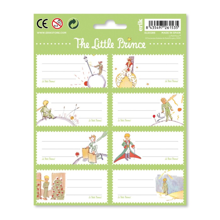 Αυτοκόλλητες Ετικέτες 8x2 THE LITTLE PRINCE