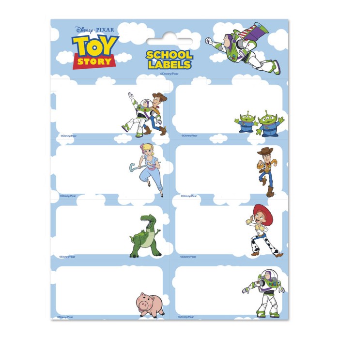 Αυτοκόλλητες Ετικέτες 8x2 DISNEY Toy Story