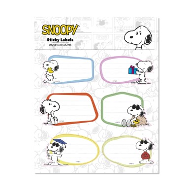 Premium Αυτοκόλλητες Ετικέτες 9X2 SNOOPY