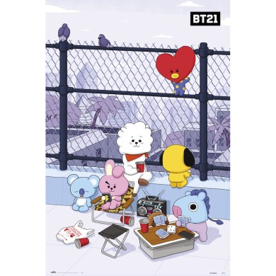 Αφίσα 61Χ91,5εκ. BT21 Ταράτσα