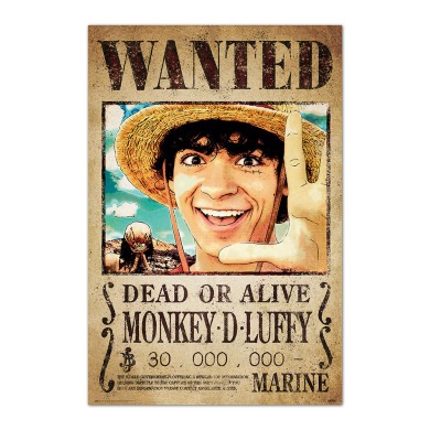 Αφίσα 61Χ91,5εκ NETFLIX ONE PIECE Wanted Monkey D. Luffy