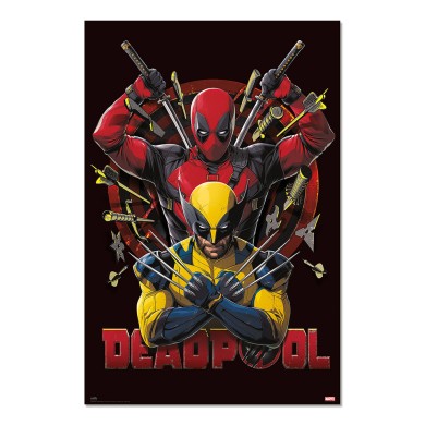 Αφίσα 61Χ91,5εκ MARVEL Deadpool And Wolverine 2