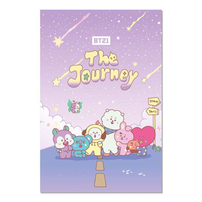 Αφίσα 61Χ91,5εκ. BT21 The Journey