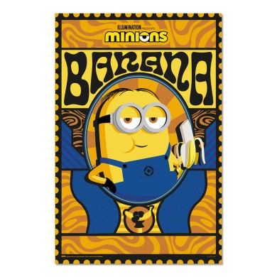 Αφίσα 61Χ91,5εκ MINIONS Banana