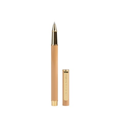 Στυλό 0,70mm KOKONOTE BASIC STUDIO Almond Latte Ανοιχτό Καφέ με Επίχρυσες Λεπτομέρειες