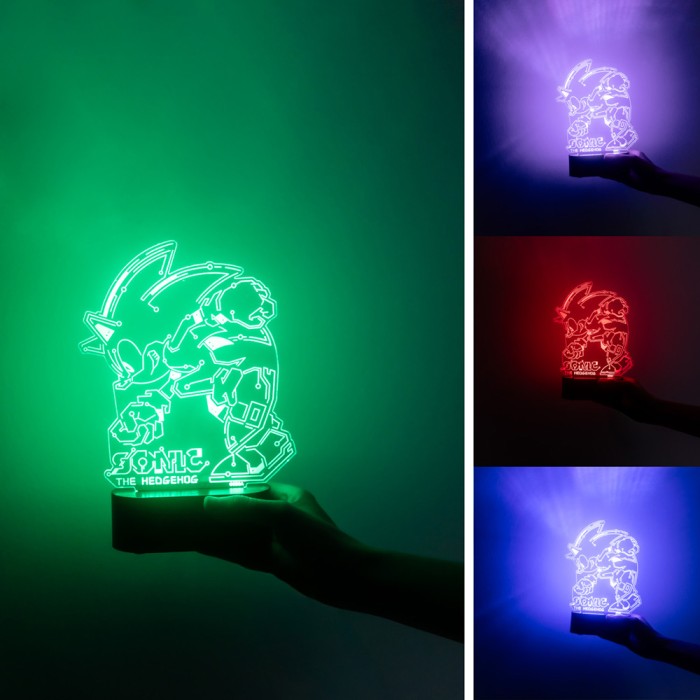 Φορητό Φωτιστικό Led 20εκ SONIC THE HEDGEHOG Speed Circuit