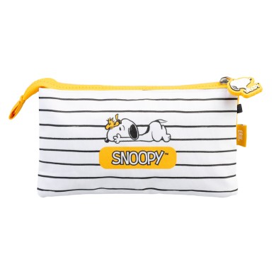 Κασετίνα Τριπλή 22εκ SNOOPY Lazy Days