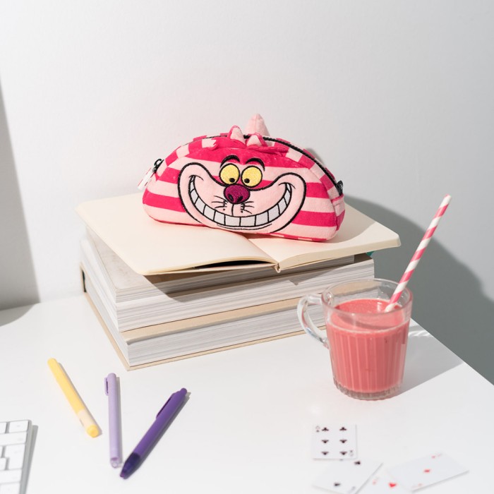 Κασετίνα Λούτρινη Μισοφέγγαρο 20εκ DISNEY Alice in Wonderland Cheshire Cat