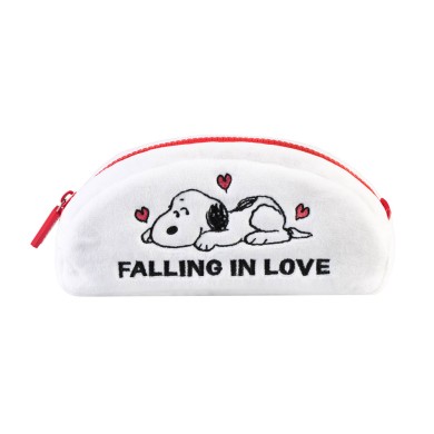 Κασετίνα Λούτρινη Μισοφέγγαρο SNOOPY Love Season