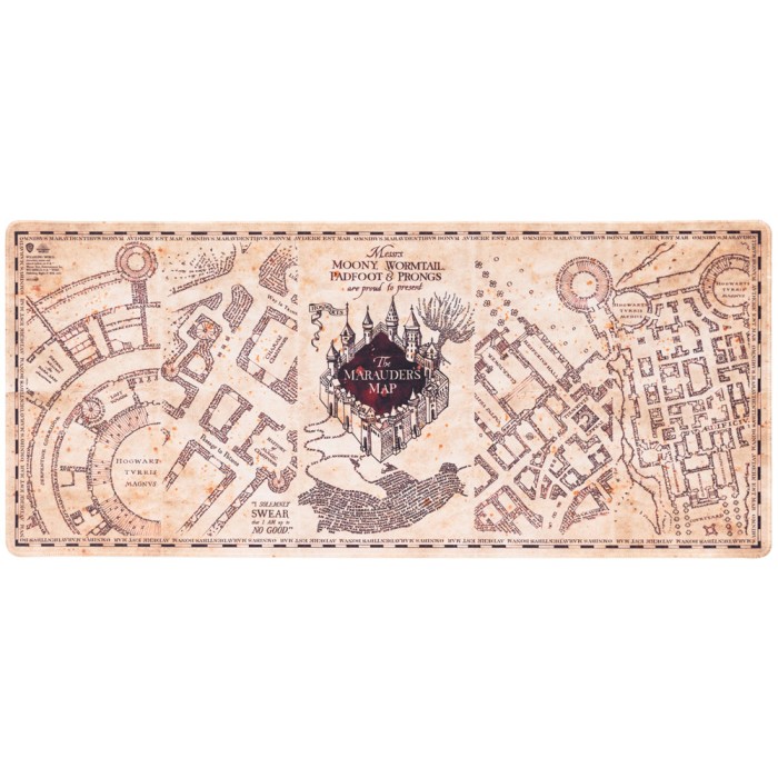 Gaming Pad XL 35Χ80εκ HARRY POTTER Marauder's Map