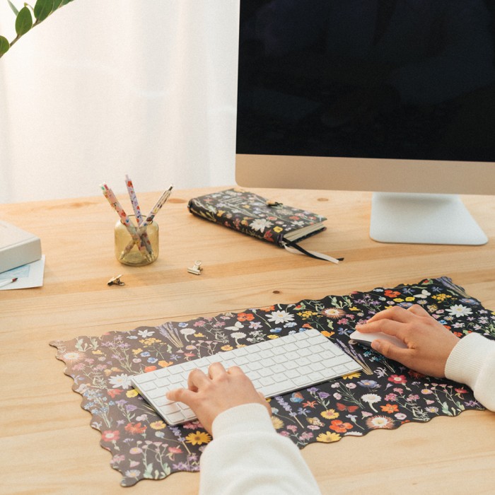 Mouse Pad XL 60Χ35εκ SLEEPLESS GARDEN Vegan Leather