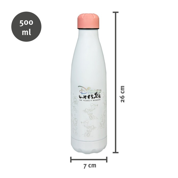 Μεταλλικό Μπουκάλι Θερμός 450ml DISNEY 100th Anniversary