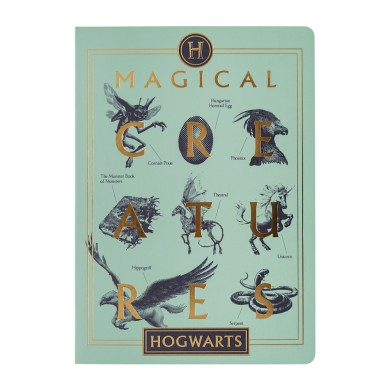 Σημειωματάριο A5 HARRY POTTER Magical Creatures