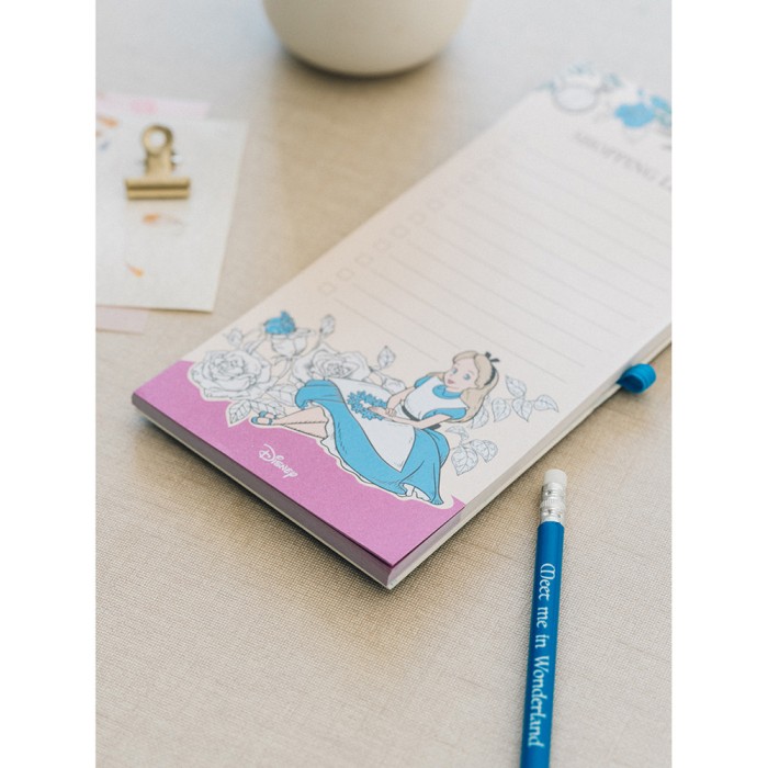 Μπλοκ Σημειώσεων 65φ με Μαγνήτη & Μολύβι DISNEY Alice in Wonderland