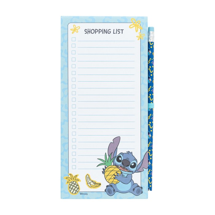 Μπλοκ Σημειώσεων 65φ με Μαγνήτη & Μολύβι DISNEY Stitch Tropical