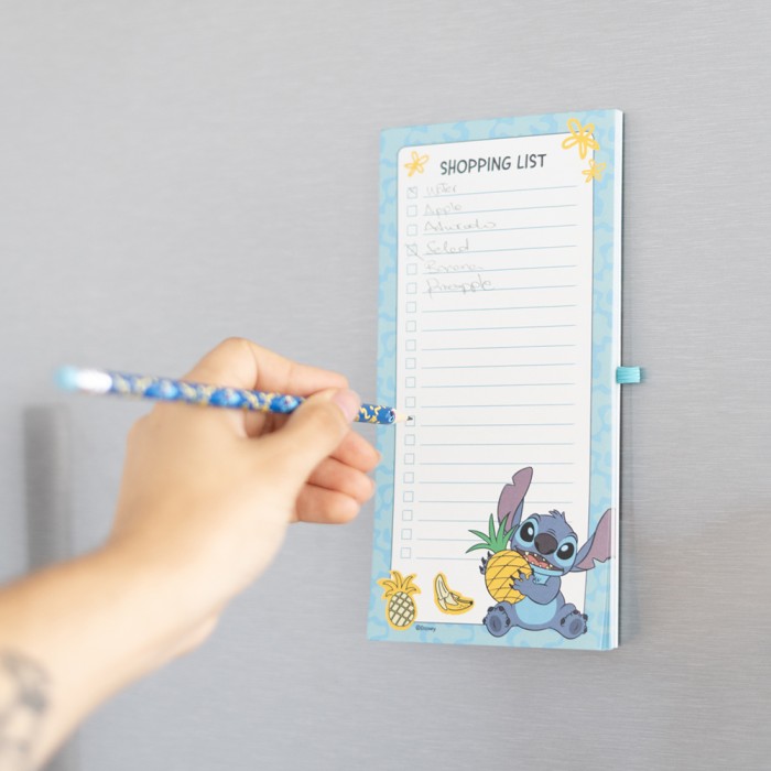 Μπλοκ Σημειώσεων 65φ με Μαγνήτη & Μολύβι DISNEY Stitch Tropical