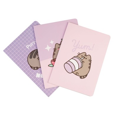 Σετ 3 Τετραδίων Α5/15X21 PUSHEEN Moments Collection