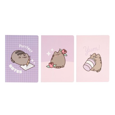Σετ 3 Τετραδίων Α5/15X21 PUSHEEN Moments Collection