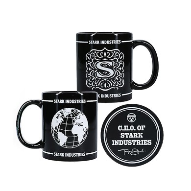 Σετ κούπα 330ml & Σουβέρ MARVEL Stark Industries