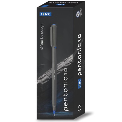 Ball pen LINC Pentonic/μαύρο, 1.00mm 12τμχ