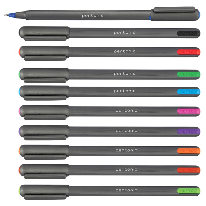 Ball pen LINC Pentonic/ροζ, 1.00mm 12τμχ